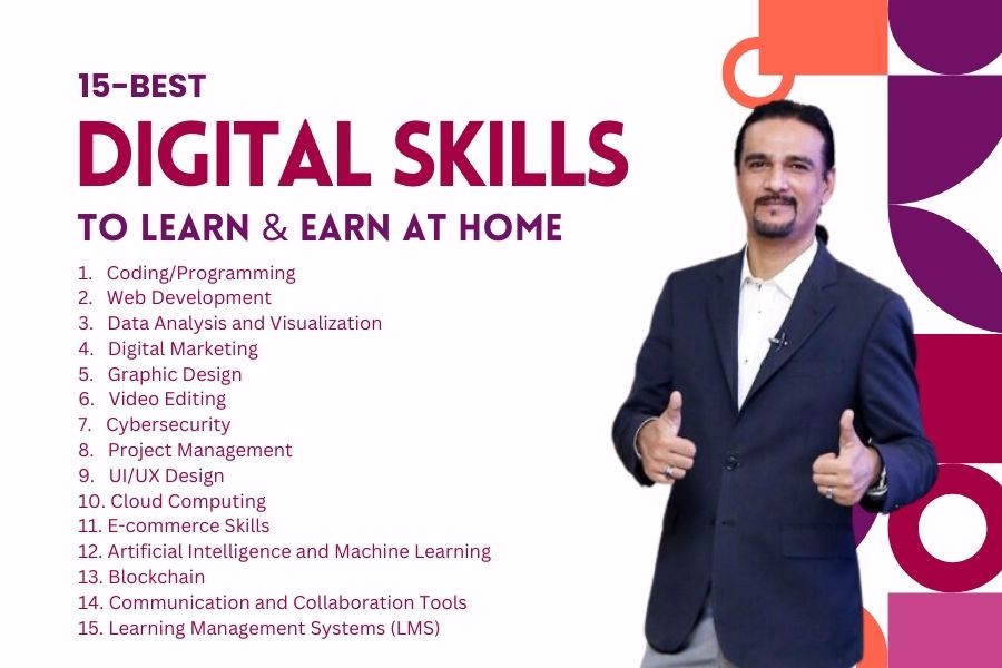 15 Best Digital Skills to Learn at Home with Ahmed Afridi