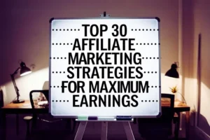 Top 30 Affiliate Marketing Strategies for Maximum Earnings