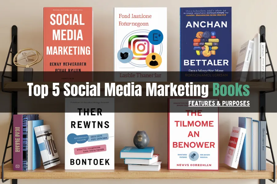 Top 5 Social Media Marketing Books Features and Purposes