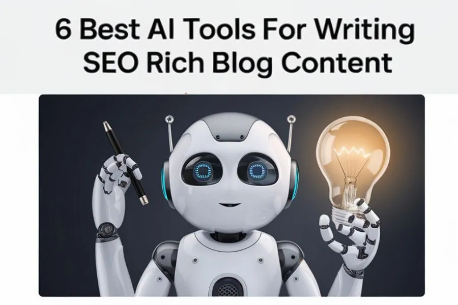 6 Best AI Tool for Writing SEO Rich Blog Content