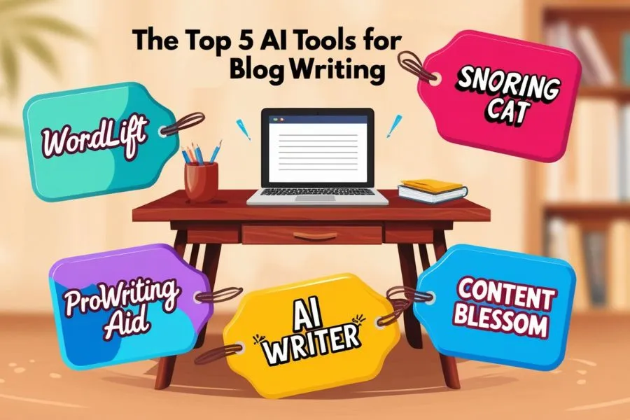 Top 5 AI Tools for Blog Writing!