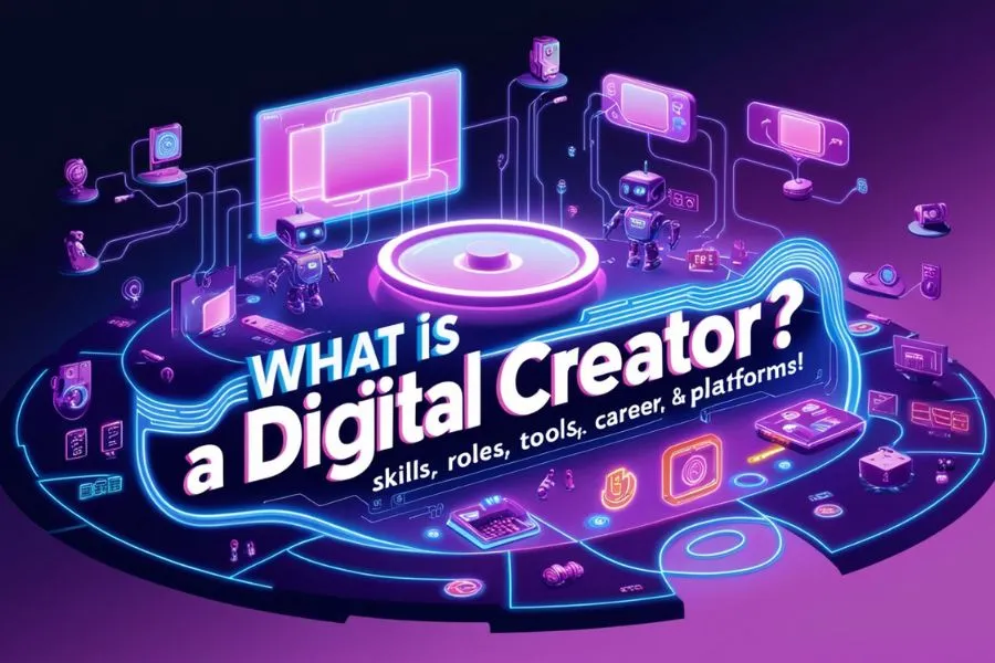 What is a Digital Creator? Skills, Roles, Tools, Career, & Platforms!