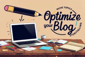 Blog Content Marketing, Blog writing, storytelling, evergreen content, niche topics, blog optimization