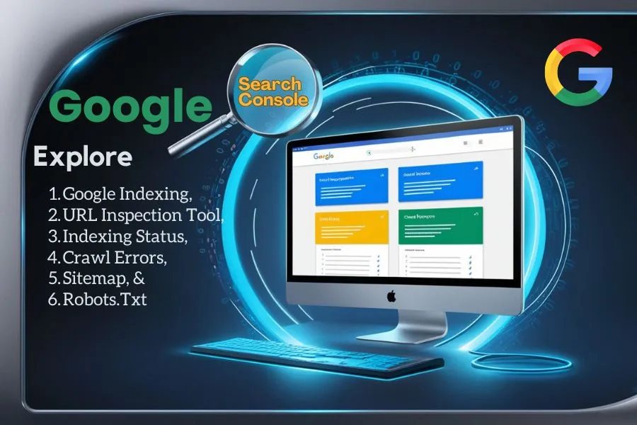 Google Search Console Indexing URL Inspection Tool, Indexing Status, Crawl Errors, Sitemap, Robots.Txt