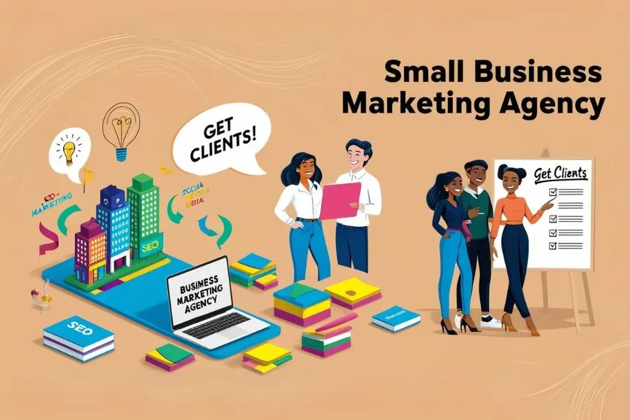 Small Business Marketing Agency, How to make Marketing Agency, How to run Marketing Agency, How to Get clients for Marketing Agency