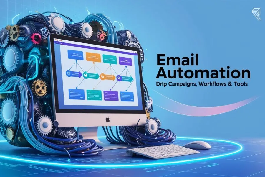 Email Automation, Drip campaigns, autoresponders, workflows, triggered emails, scheduling tools