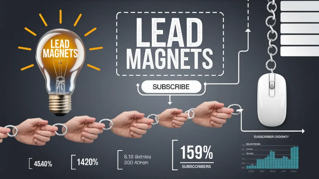 Email List Building, Lead magnets, opt-in forms, landing pages, subscriber growth, audience targeting