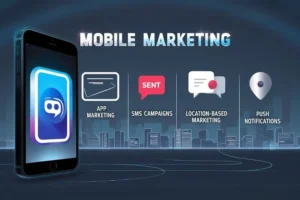 Mobile Marketing App Marketing, SMS Campaigns, Location-Based Marketing, Push Notifications